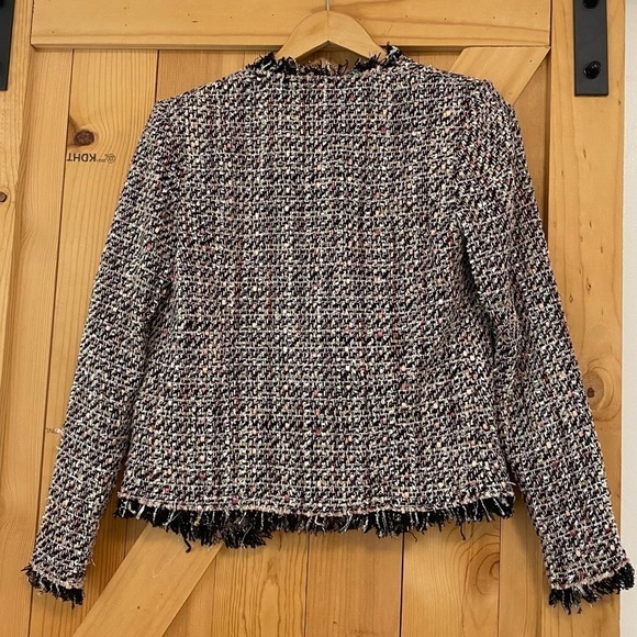 IRO Shavadispe Frayed Tweed Blazer Jacket - Picture 5 of 7